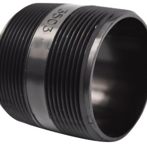 3 Inch x 3 Inch Threaded Nipple, ABS, Valterra T3503