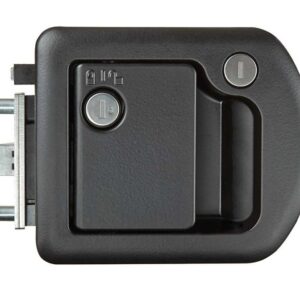 RV Door Lock w/Dead Bolt and Steel Plunger, Trimark 37575-01-K