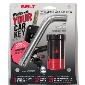 Trailer Hitch Pin, BOLT Locks/ Strattec Security 7032290