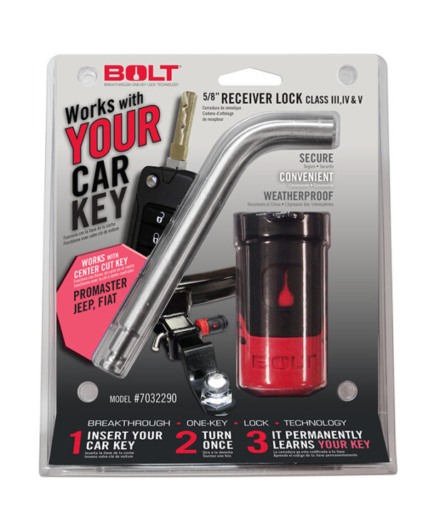 Trailer Hitch Pin, BOLT Locks/ Strattec Security 7032290