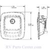 21317-01 TriMark Compartment Door Lock