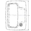 Tri-Mark Exterior Paddle Lock Only with No Deadbolt 36289-01