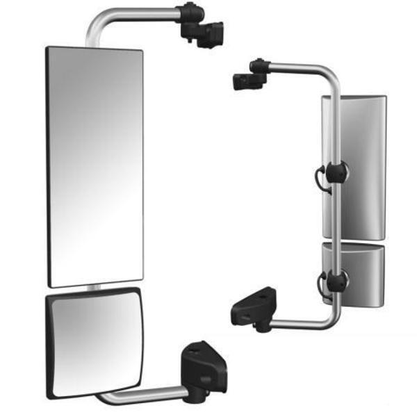 Glass Housing-Flat Mirror, Chrome, Driver Side, Velvac V514090028