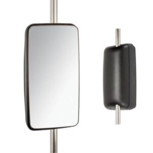 Mirror Head-Flat Glass, Manual, Heated, Black, Velvac V514270013 Mirror Head-Flat Glass, Manual, Heated, Black, Velvac V514270013