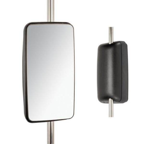 Mirror Head-Flat Glass, Remote, Heated, Chrome, Velvac V514270015