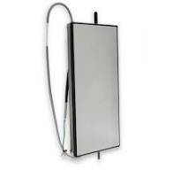 Left Mirror Head-Flat Glass, Manual, Heated, Stainless Steel, Driver Side, Velvac V514380005