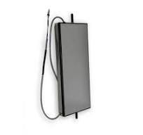 Right Mirror Head-Flat Glass, Manual, Heated, Stainless Steel, Passenger Side, Velvac V514380006