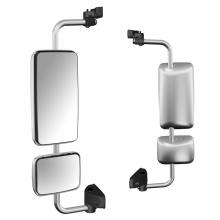 Mirror Head-Convex Glass, Manual, Heated, Chrome, Velvac V564281015