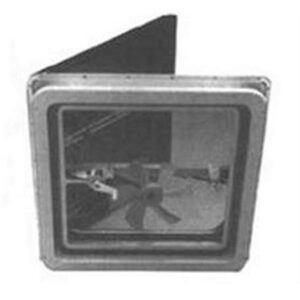 Jensen RV Roof Vent with Fan Colonial White Galvanize, Heng's V771402-C1G1