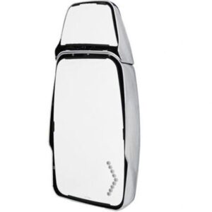 Full Flat Mirror Head, Chrome, Turn Signal, Passenger Side, Heated, Electric, Velvac 714988 Full Flat Mirror Head, Chrome, Turn Signal, Passenger Side, Heated, Electric, Velvac 714988