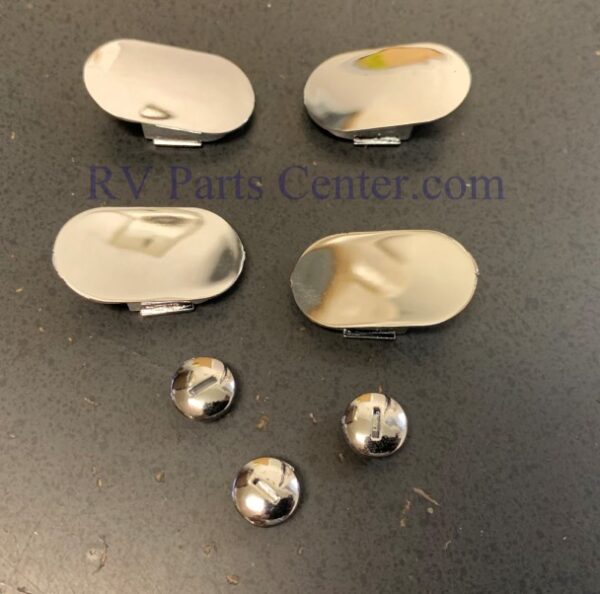Mounting Screw Caps for Model 2030, Chrome, Velvac 748346