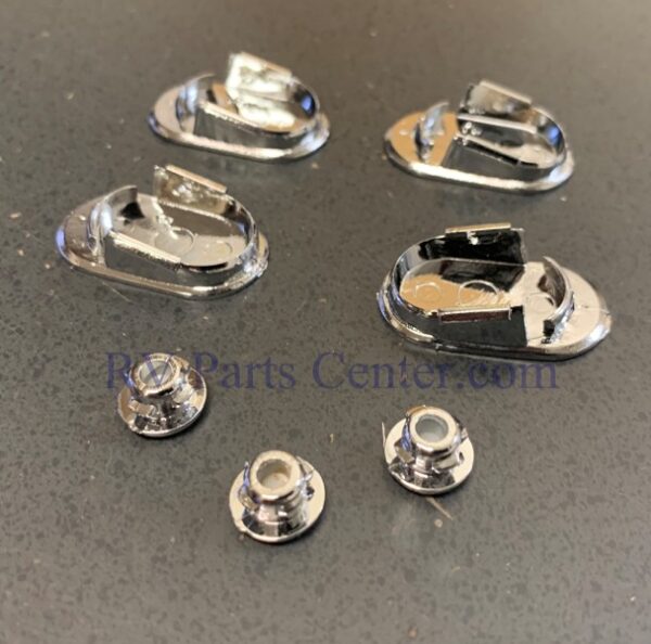 Mounting Screw Caps for Model 2030, Chrome, Velvac 748346