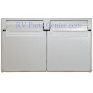 Weatherproof Outside Receptacle Cover White, Diamond Grp DG52499VP Weatherproof Outside Receptacle Cover White, Diamond Grp DG52499VP