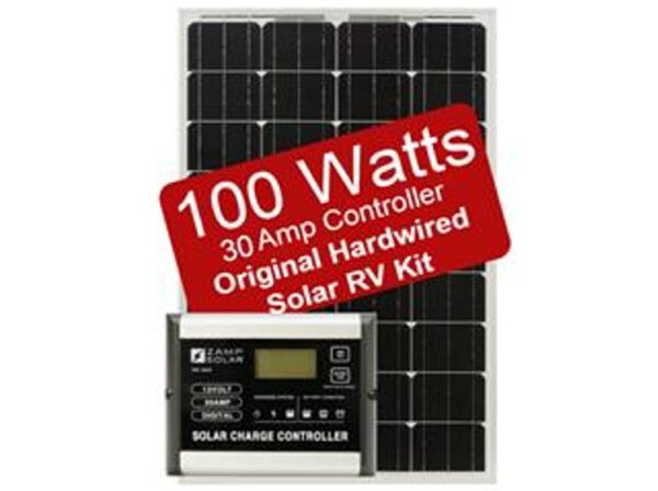 100 Watt RV Solar Panel Kit, Zamp Solar ZS-US-100-30A-DX