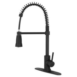 Coil Spring Pull-Down RV Kitchen Faucet, Dura DF-NMK504-MB Coil Spring Pull-Down RV Kitchen Faucet, Dura DF-NMK504-MB