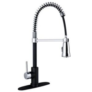 Coil Spring Pull Down RV Kitchen Faucet, Dura DF-NMK504-MBSN Coil Spring Pull Down RV Kitchen Faucet, Dura DF-NMK504-MBSN