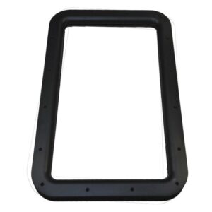 Entry Door Window Frame; Interior & Exterior; Black; AP Products 015-2014762