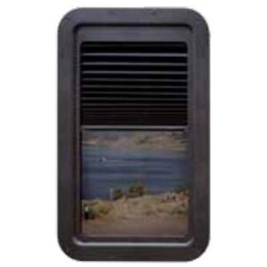 Entry Door Window Shade; Black; AP Products 015-201512