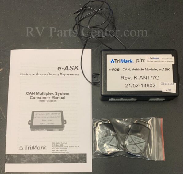 e-FOB Receiver and Remotes Only, TriMark 39590-02