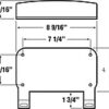 RV Trailer Motorhome Stop and Tail License Light, Peterson Manufacturing V25924