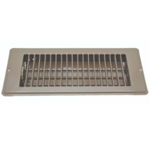 Heating/ Cooling Register 4x10 in; Brown, AP Products 013-628 Heating/ Cooling Register 4x10 in; Brown, AP Products 013-628