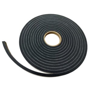 Frameless Door Window Channel Seal; Foam Type; Black; AP Products 018-385825