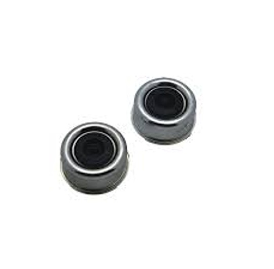 Trailer Wheel Bearing Dust Cap; w/ Rubber Plug; AP Products 014-122064-2