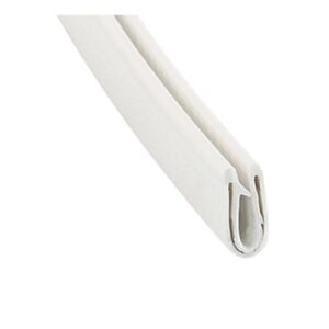 Door Window Channel Seal; U-Channel Type; Clip-On; White; AP Products 018-667