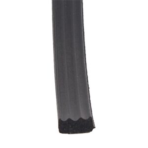 Door Window Channel Seal; Ribbed Seal; 3/16 Width x 3/8 Height x 50 Foot Length; AP Products 018-664