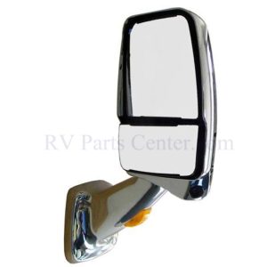 Motorhome Mirror w/ Camera/ Turn Signal, Passenger Side, Chrome, Velvac 719170