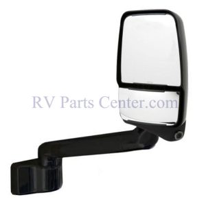 Passenger Side RV Mirror, Manual with Camera, Black, Velvac 719486 Passenger Side RV Mirror, Manual with Camera, Black, Velvac 719486