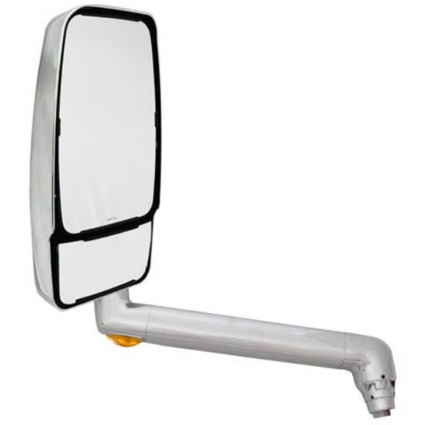 RV Motorhome Mirror, Driver Side, Chrome, 14 inch Arm, Velvac 715825-1