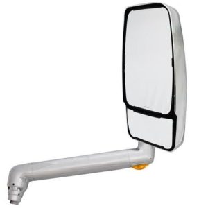 RV Motorhome Mirror, Passenger Side, Chrome, 14 inch Arm, Velvac 715826-1