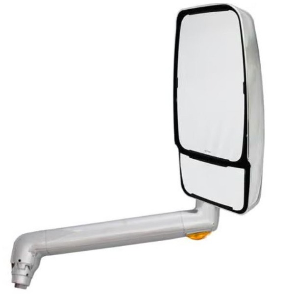 RV Motorhome Mirror, Passenger Side, Chrome, 14 inch Arm, Velvac 715826-1