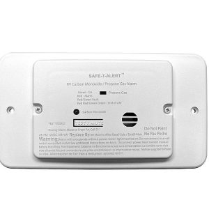 RV Motorhome 12 Volt Carb Monoxide/LPG Detector, Flush Mount, 3 Wire, MTI Industries 25-742-R-WT-TR-KIT RV Motorhome 12 Volt Carb Monoxide/LPG Detector, Flush Mount, 3 Wire, MTI Industries 25-742-R-WT-TR-KIT