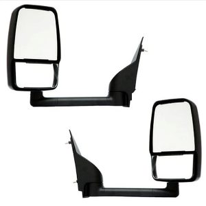 Deluxe Series, Ford E, 102" Body, Black, Manual, Velvac 714518